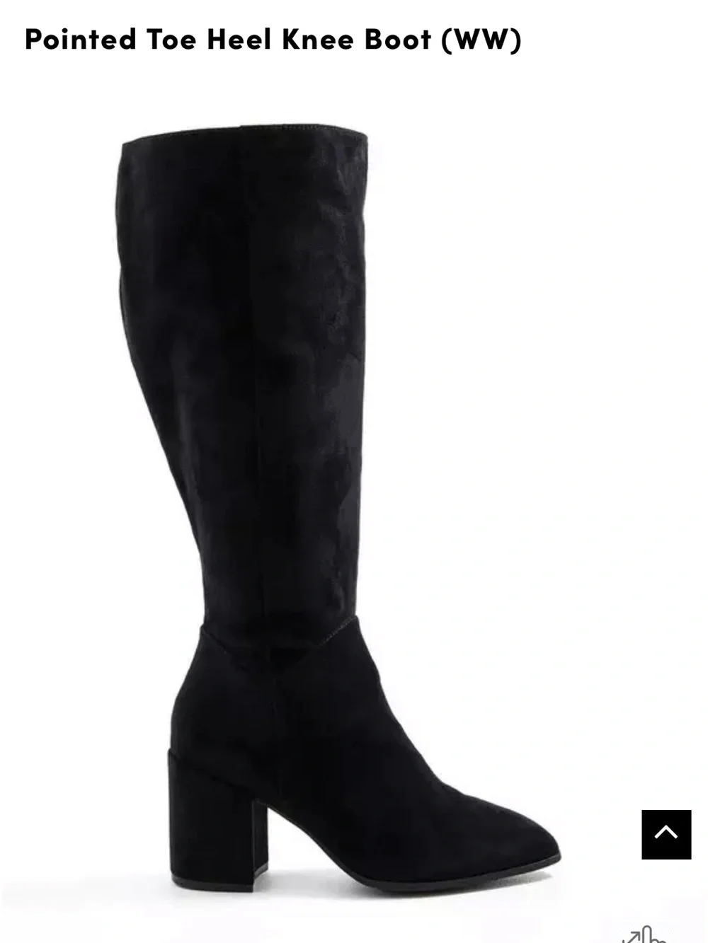 NWT/NIB extra wide calf Torrid Black Pointed Toe Over-the-Knee Block Heel Boots